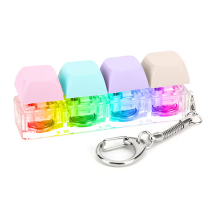 ZenSwitch™ – Llavero Fidget Antiestrés con Luces LED