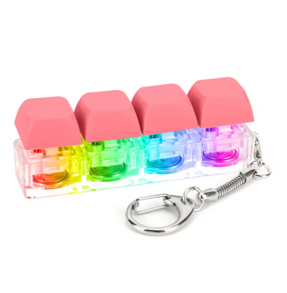 ZenSwitch™ – Llavero Fidget Antiestrés con Luces LED