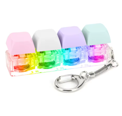 ZenSwitch™ – Llavero Fidget Antiestrés con Luces LED