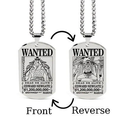 Collar con colgante inspirado en One Piece con llavero