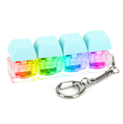 ZenSwitch™ – Llavero Fidget Antiestrés con Luces LED