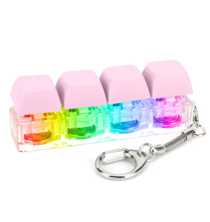 ZenSwitch™ – Llavero Fidget Antiestrés con Luces LED