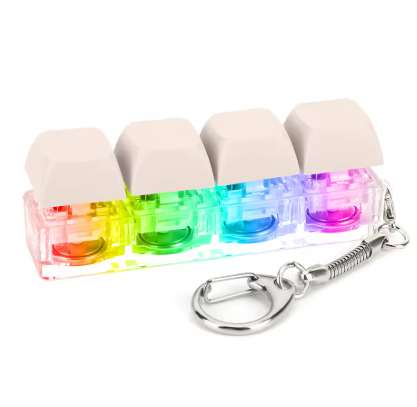 ZenSwitch™ – Llavero Fidget Antiestrés con Luces LED